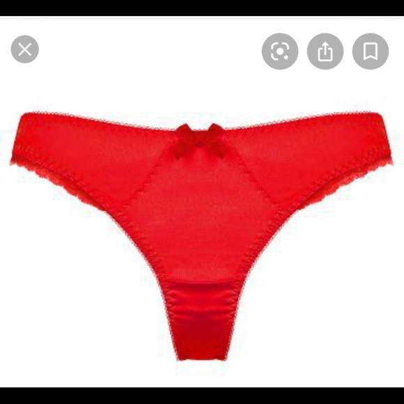 ISO agent provocateur felinda red thong. XS/S - Picture 2 of 2
